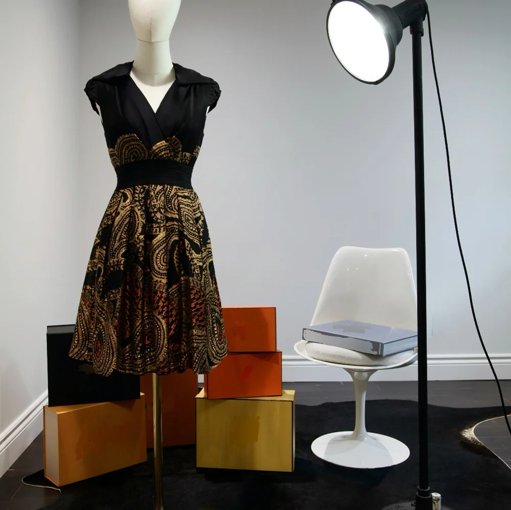 Yoana Baraschi Dress silk blend - Picture 1 of 4
